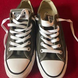 Olive green converse